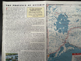 1951 Ontario Road Map - Esso