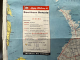 1951 Ontario Road Map - Esso