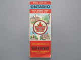 1951 Ontario Road Map - Supertest