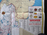 1951 Ontario Road Map - Supertest