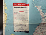 1952 Ontario Road Map - Esso
