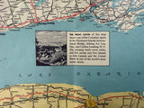 1952 Ontario Road Map - Esso