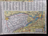 1952 Ontario Road Map - Esso