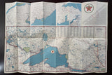 1952 Ontario Road Map - Texaco