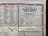 1952 Ontario Road Map - Texaco
