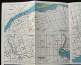 1952 Ontario Road Map - Texaco