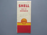 1953 Ontario Road Map - Shell