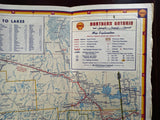 1953 Ontario Road Map - Shell