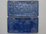 1953 YOM Clear Ontario License Plates