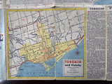 1953 Ontario Road Map - Esso