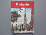 1953 Ontario Road Map - Esso