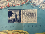 1953 Ontario Road Map - Esso