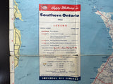 1953 Ontario Road Map - Esso