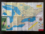 1953 Ontario Road Map - Supertest