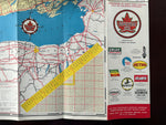 1953 Ontario Road Map - Supertest
