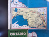 1953 Ontario Road Map - Supertest