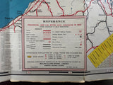 1953 Ontario Road Map - Supertest