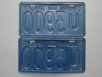 1953 YOM Clear Ontario License Plates
