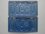 1953 YOM Clear Ontario License Plates