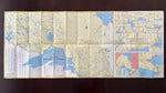1954 Ontario Official Government Road Map