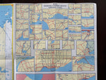 1954 Ontario Official Government Road Map