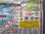 1954 Ontario Road Map - Reliance