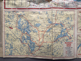 1954 Ontario Road Map - Reliance