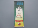 1954 Ontario Road Map - Supertest