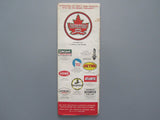 1954 Ontario Road Map - Supertest