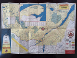 1954 Ontario Road Map - Supertest