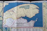 1954 Ontario Road Map - Supertest