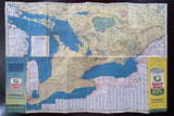 1956 Ontario Road Map - White Rose