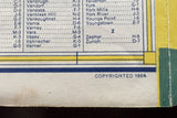 1956 Ontario Road Map - White Rose