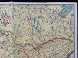 1956 Ontario Road Map - White Rose
