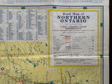 1956 Ontario Road Map - White Rose