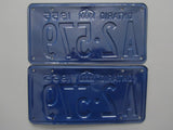 1955 YOM Clear Ontario License Plates