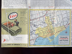 1955 Ontario Road Map - Esso
