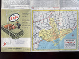 1955 Ontario Road Map - Esso