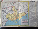 1955 Ontario Road Map - Esso