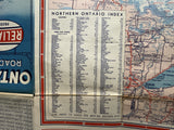 1955 Ontario Road Map - Reliance