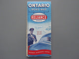 1955 Ontario Road Map - Reliance