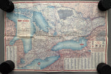 1955 Ontario Road Map - Reliance