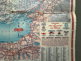 1955 Ontario Road Map - Reliance