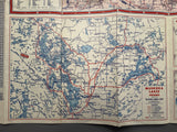 1955 Ontario Road Map - Reliance