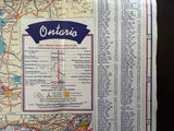 1955 Ontario Road Map - Sunoco