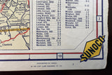 1955 Ontario Road Map - Sunoco