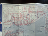 1955 Ontario Road Map - Sunoco