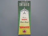 1955 Ontario Road Map - Supertest