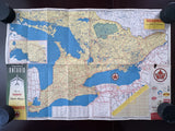 1955 Ontario Road Map - Supertest