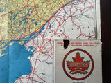 1955 Ontario Road Map - Supertest